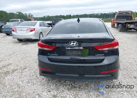 2017 Hyundai Elantra Limited from USA, damaged, VIN 5NPD84LFXHH036536